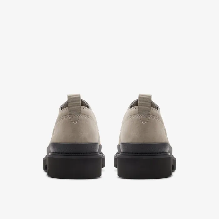 Badell Lace Grey Nubuck Men Clarks Casual Dress Shoes