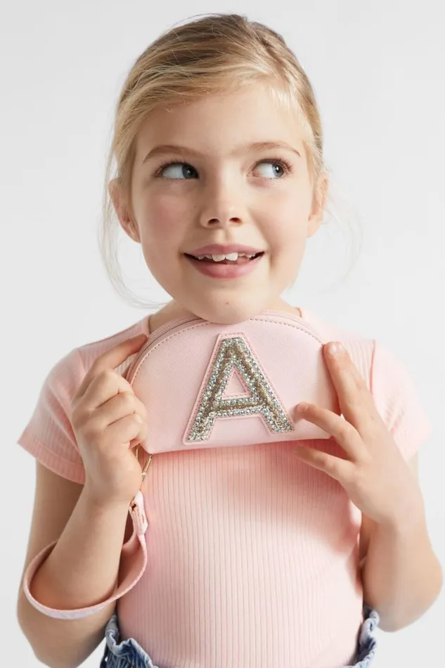 Bags Girl Seed Heritage Glitter Initial Purse T