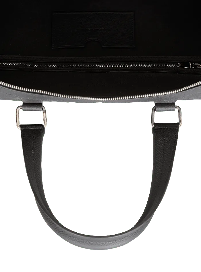 Balmain Bags And Backpacks Men Travel Bag In Grained Leather Black