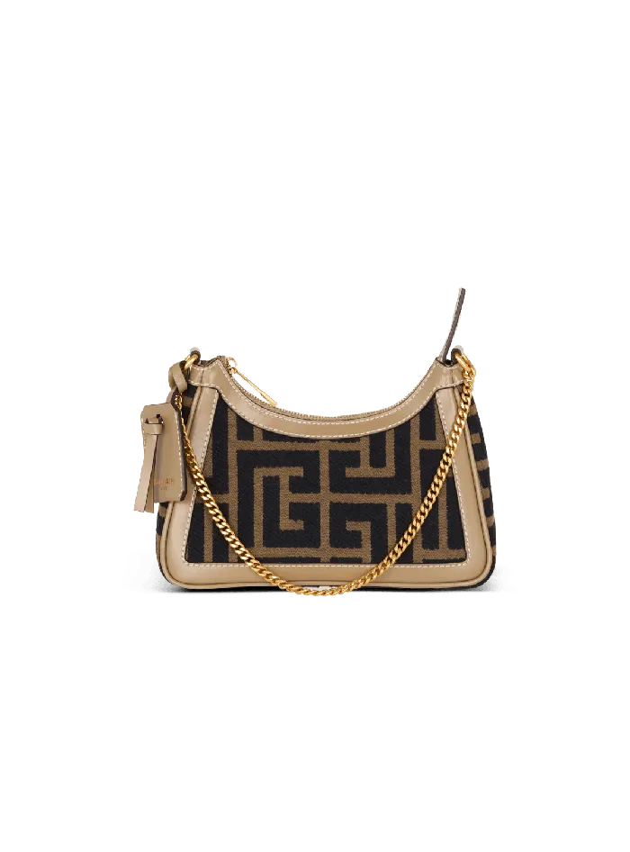 Balmain Crossbody Bags Women BArmy Shoulder Bag In PB Labyrinth Jacquard Black Balmain Crossbody Bags Women BArmy Shoulder Bag In PB Labyrinth Jacquard Black