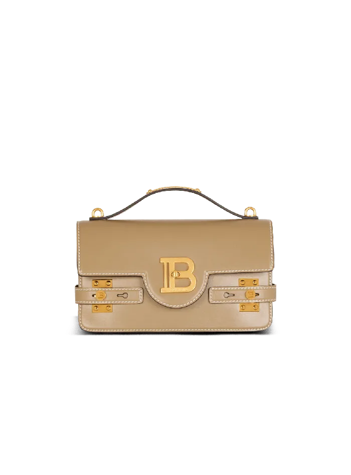 Balmain Handbags Women BBuzz Shoulder 24 Calfskin Bag Brown