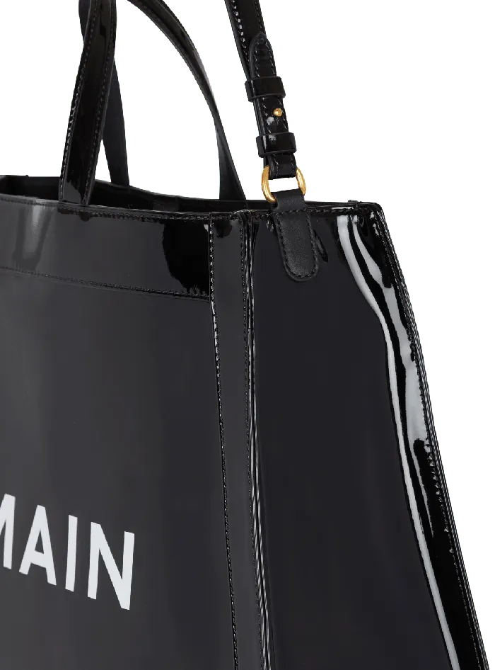 Balmain Handbags Women Olivier039s Cabas In Vinyl Black