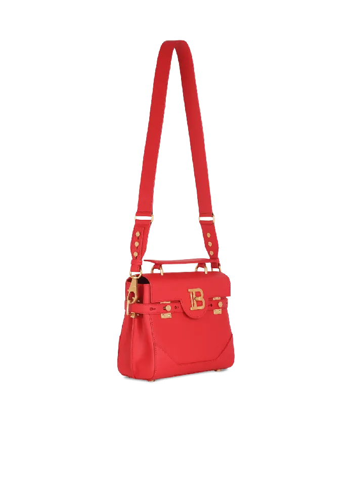 Balmain Handbags Women Smooth Leather BBuzz 23 Bag Red