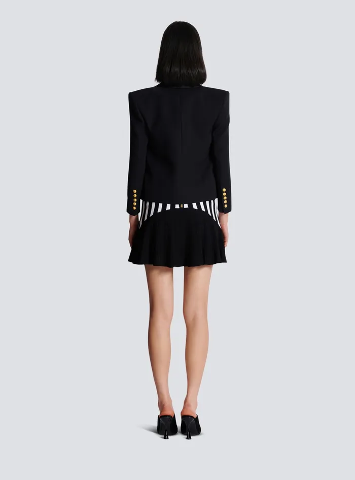 Balmain Jackets And Blazers Women Edgetoedge 6button Jacket Black