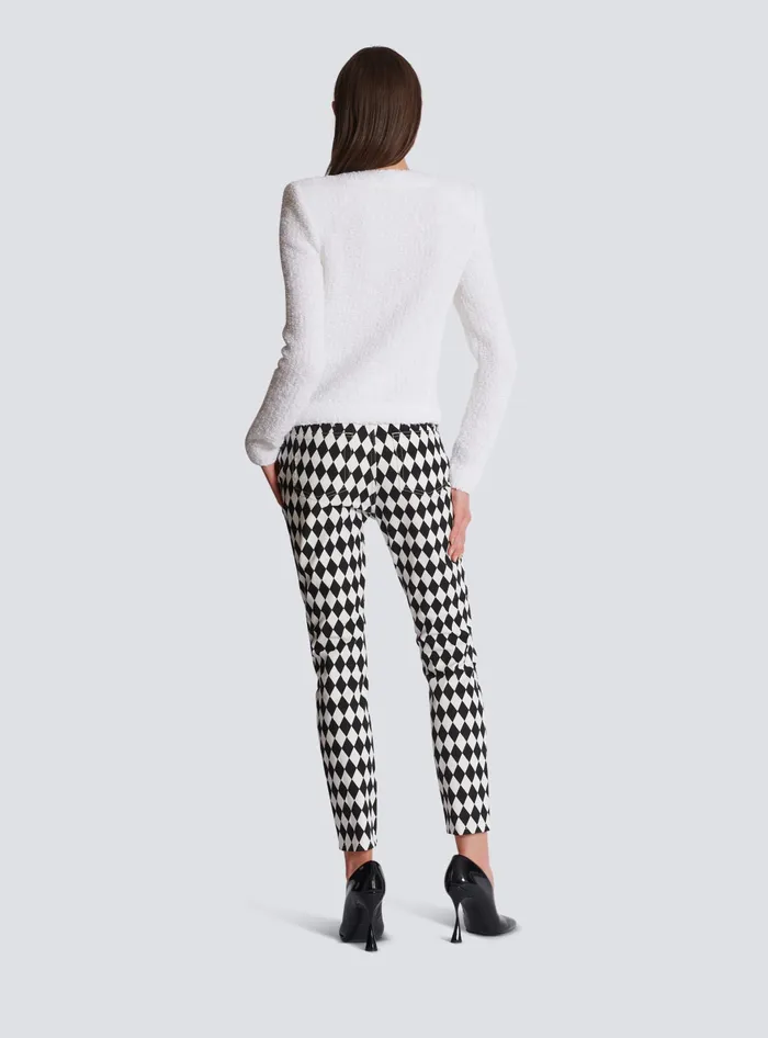 Balmain Jackets And Blazers Women Miami Tweed 4pocket Jacket White