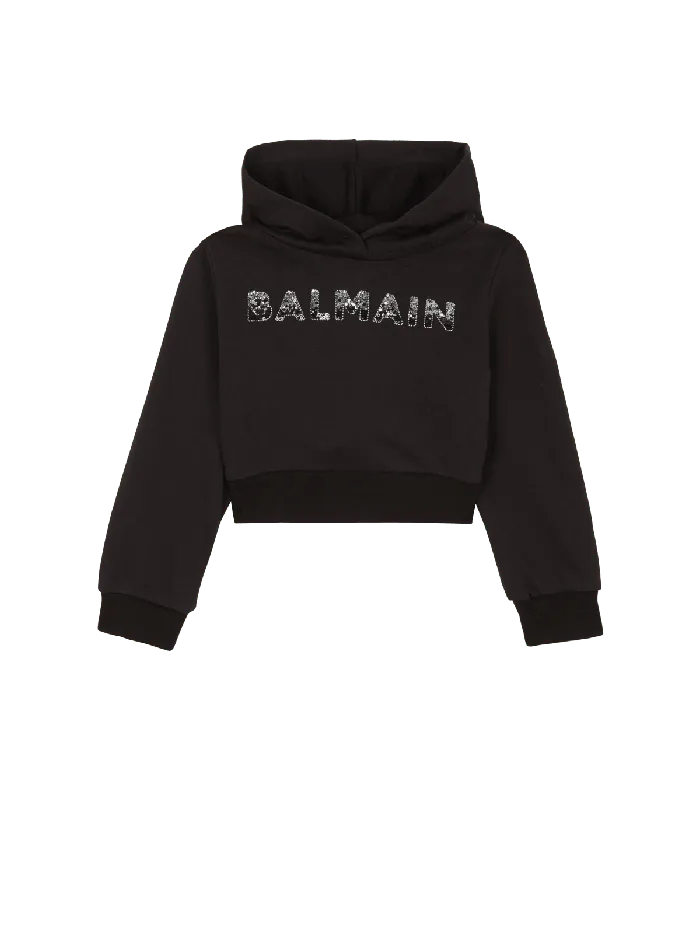Balmain Kids Hoodie Black