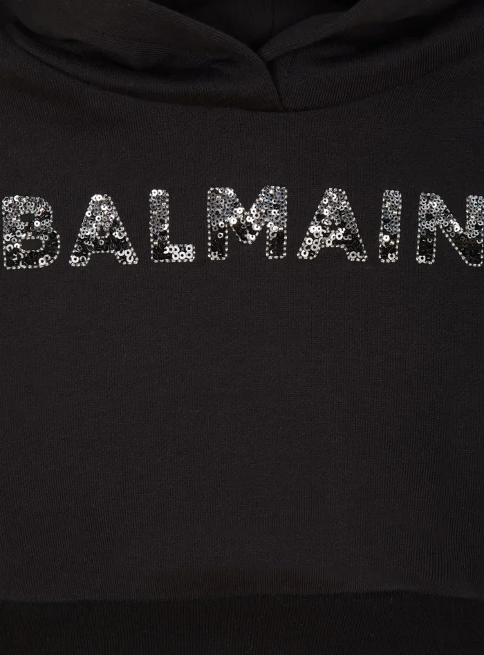 Balmain Kids Hoodie Black