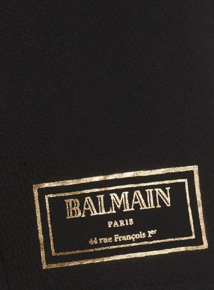 Balmain Kids Sport Shorts Black