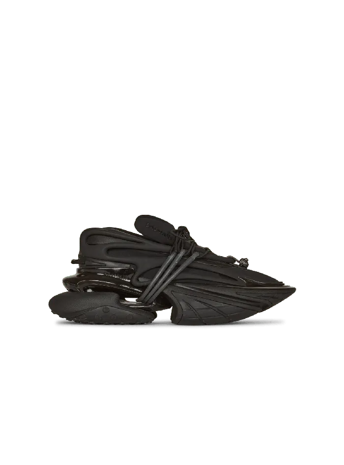 Balmain Sneakers Men Leather Unicorn Lowtop Sneakers Black