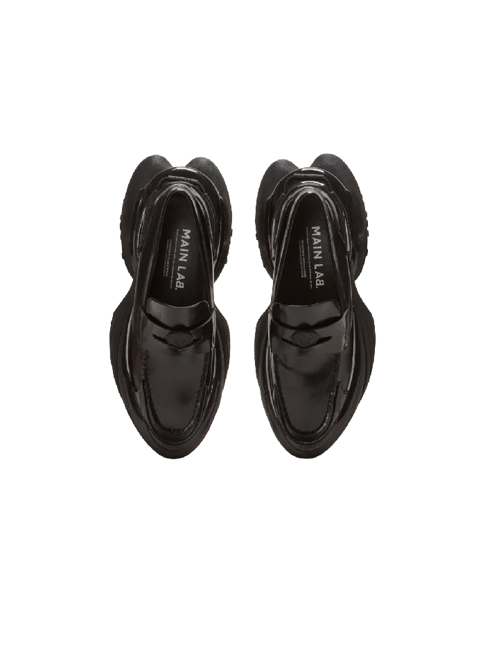 Balmain Sneakers Men Main Lab Unicorn Glazed Loafer Sneakers Black