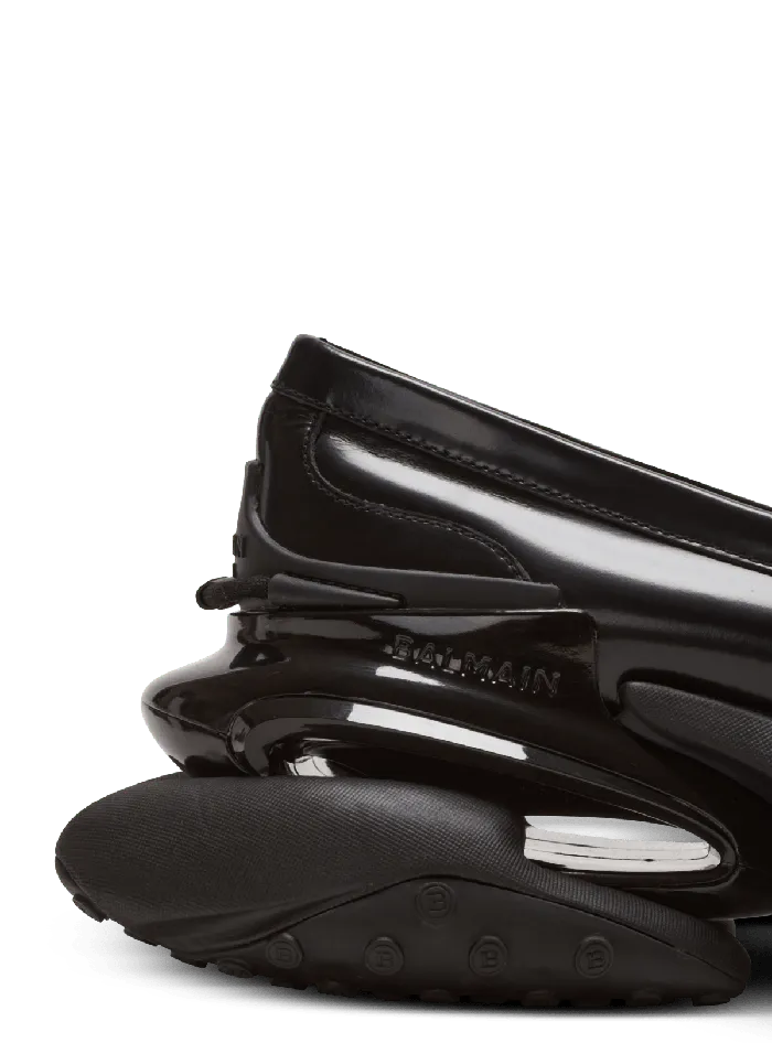 Balmain Sneakers Men Main Lab Unicorn Glazed Loafer Sneakers Black