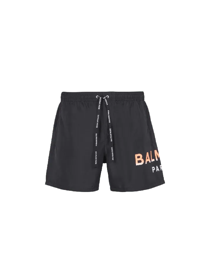 Balmain Swimwear Men Swim Shorts Black