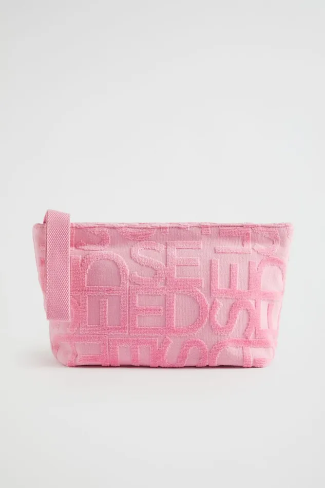 Beach Bags Woman Seed Heritage Seed Logo Pouch Candy Pink
