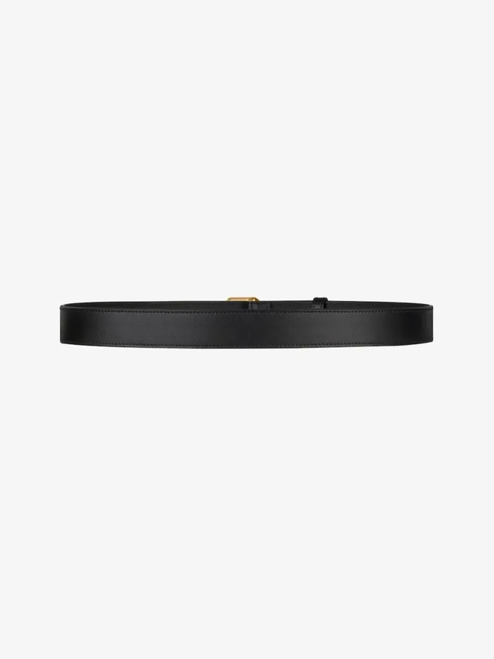 Belt In Leather With GChain Buckle Black Women Givenchy Belts