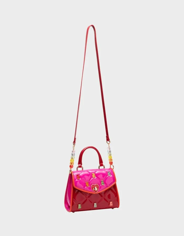 Betsey Johnson Women BEARY SWEET TOP HANDLE PINK MULTI Pink Multi Betsey Johnson Women BEARY SWEET TOP HANDLE PINK MULTI Pink Multi