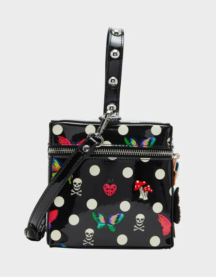 Betsey Johnson Women BUTTERFLY BOX BAG DOTS Betsey Johnson Women BUTTERFLY BOX BAG DOTS