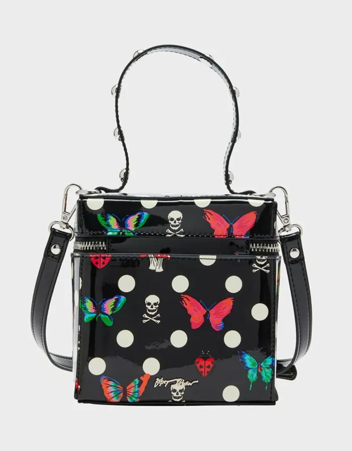 Betsey Johnson Women BUTTERFLY BOX BAG DOTS Betsey Johnson Women BUTTERFLY BOX BAG DOTS