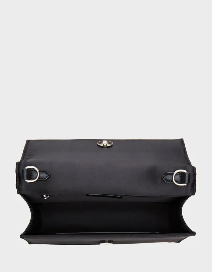 Betsey Johnson Women CUT OUT SPARKLER BAG BLACK Black Betsey Johnson Women CUT OUT SPARKLER BAG BLACK Black
