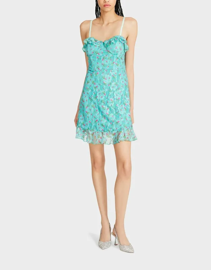 Betsey Johnson Women ELIE MINI DRESS BLUE
