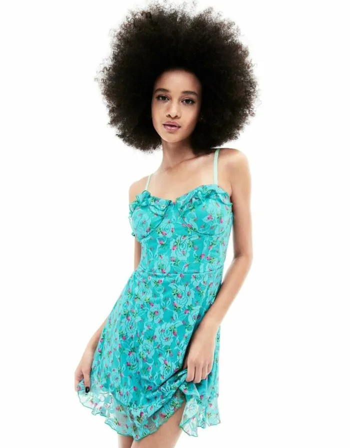Betsey Johnson Women ELIE MINI DRESS BLUE