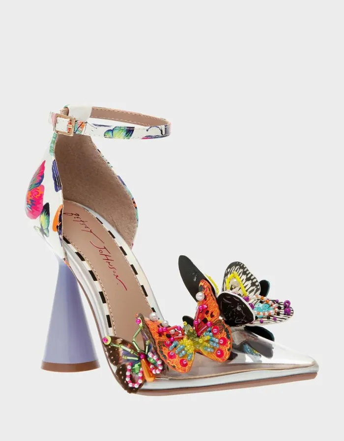 Betsey Johnson Women GIDELLE WHITE MULTI White Multi