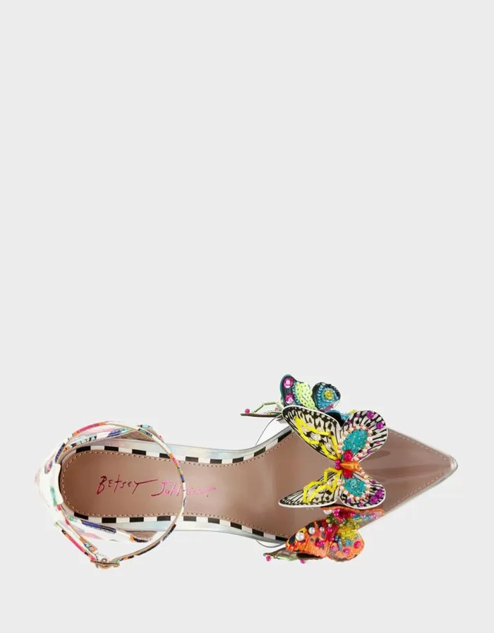 Betsey Johnson Women GIDELLE WHITE MULTI White Multi
