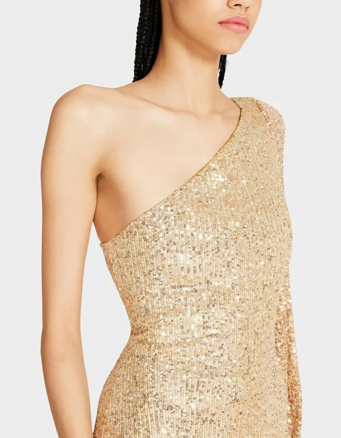 Betsey Johnson Women LUISA MINI DRESS GOLD Gold