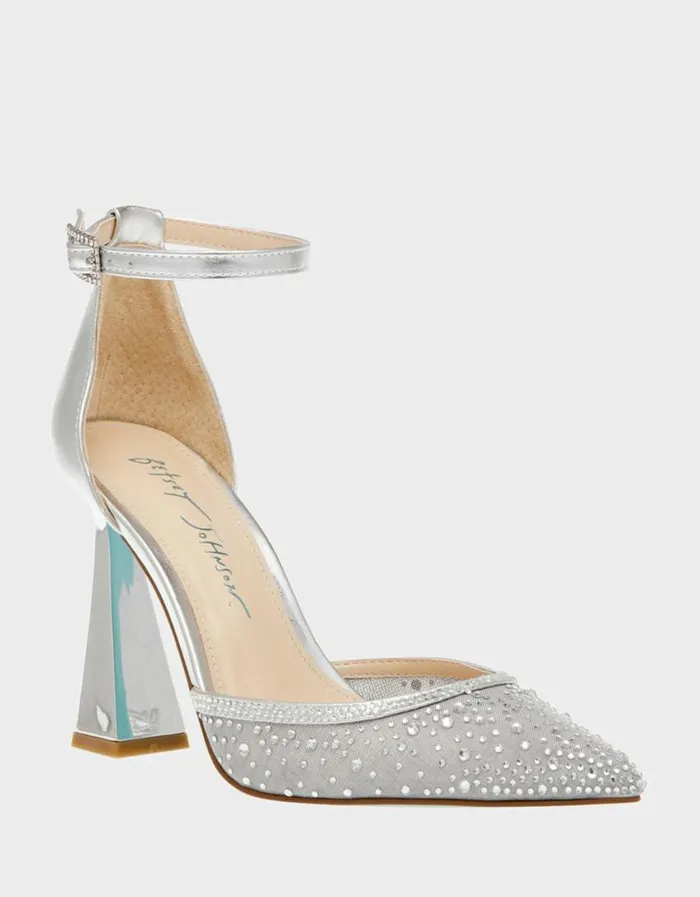 Betsey Johnson Women VIOLA SILVER Silver