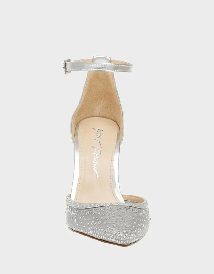 Betsey Johnson Women VIOLA SILVER Silver