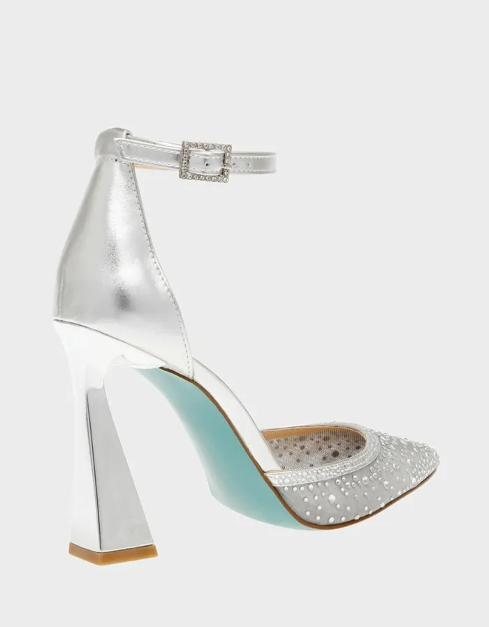 Betsey Johnson Women VIOLA SILVER Silver