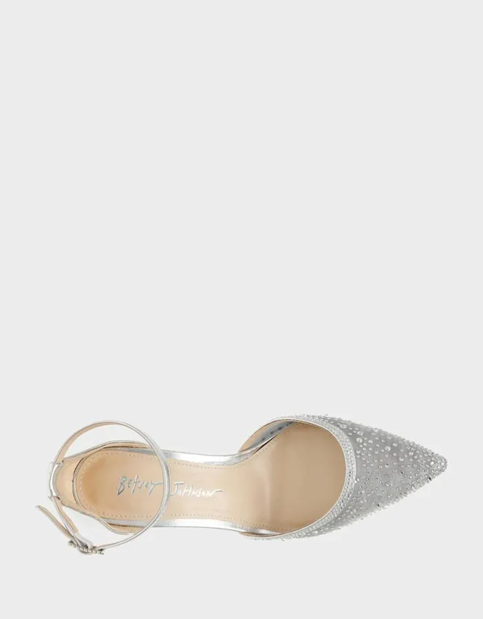 Betsey Johnson Women VIOLA SILVER Silver