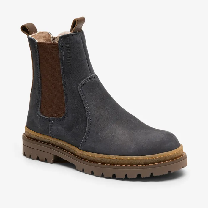 bisgaardshoes neo lamb marine Blue KIDS Winter boots