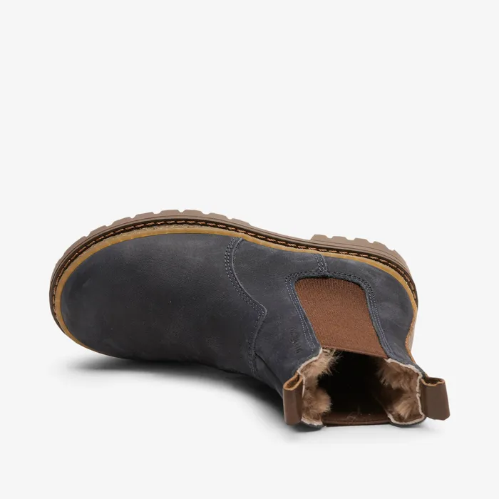 bisgaardshoes neo lamb marine Blue KIDS Winter boots