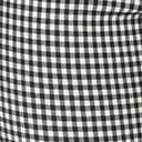 Black and White Gingham Yoke Waist Capris ClothingPlus Unique Vintage Pants