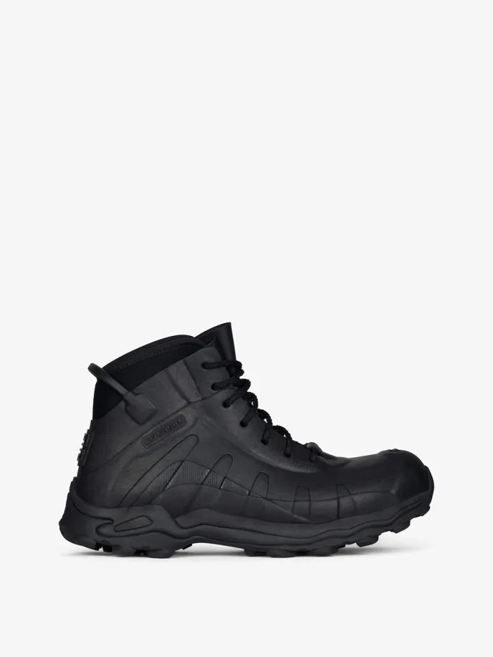 Bogs Lace Up Boots In Rubber And Neoprene Black Men Givenchy Boots and Loafers Bogs Lace Up Boots In Rubber And Neoprene Black Men Givenchy Boots and Loafers