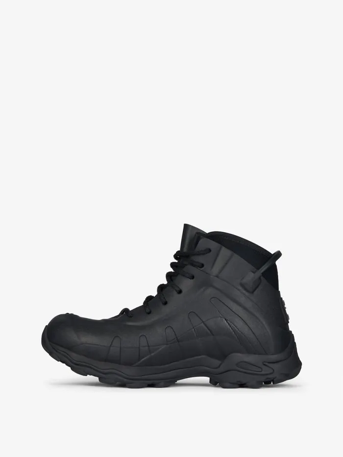 Bogs Lace Up Boots In Rubber And Neoprene Black Men Givenchy Boots and Loafers