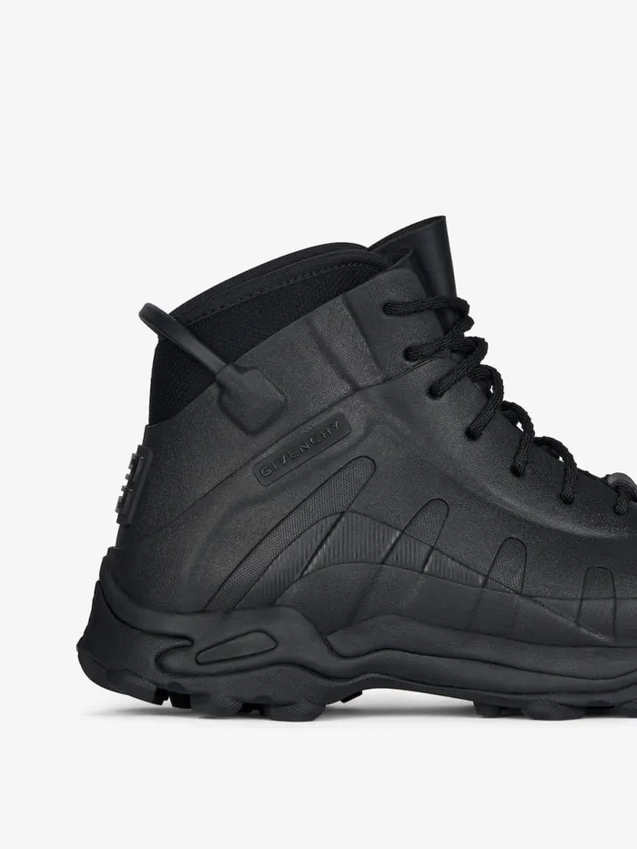 Bogs Lace Up Boots In Rubber And Neoprene Black Men Givenchy Boots and Loafers