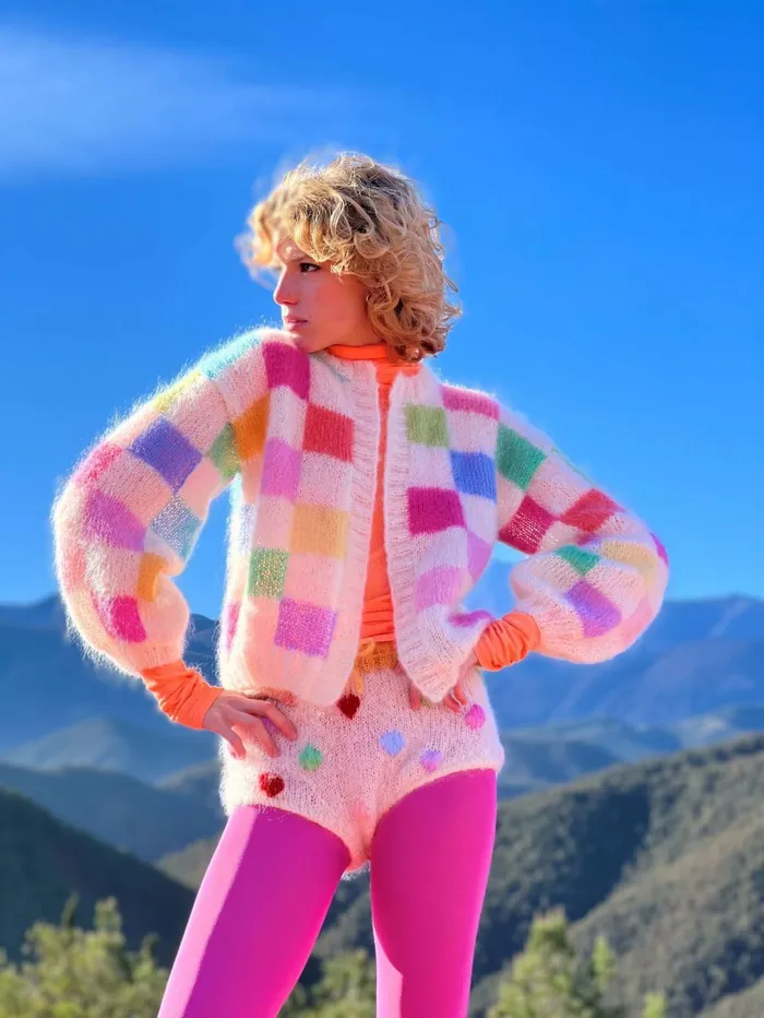 Boleros Women Rose Carmine BOLERO PIXELS ECRU