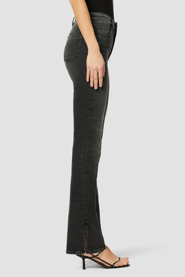 Bootcut Women Hudson Jeans Barbara HighRise Baby Bootcut Jean W Slit Hem Black Sand Bootcut Women Hudson Jeans Barbara HighRise Baby Bootcut Jean W Slit Hem Black Sand