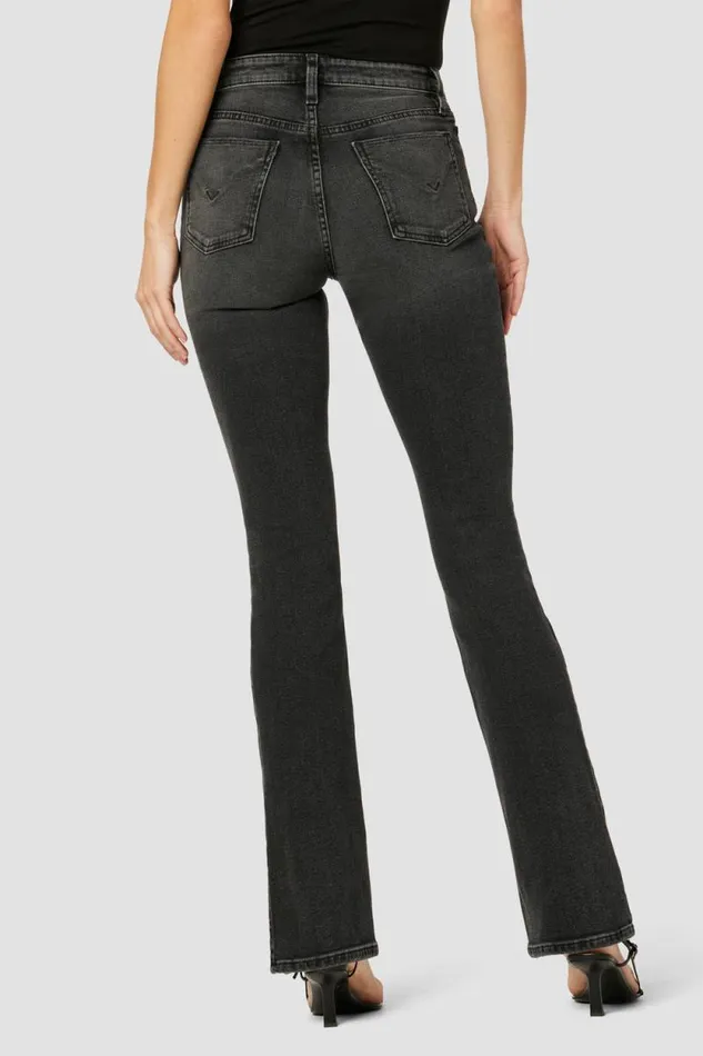 Bootcut Women Hudson Jeans Barbara HighRise Baby Bootcut Jean W Slit Hem Black Sand Bootcut Women Hudson Jeans Barbara HighRise Baby Bootcut Jean W Slit Hem Black Sand