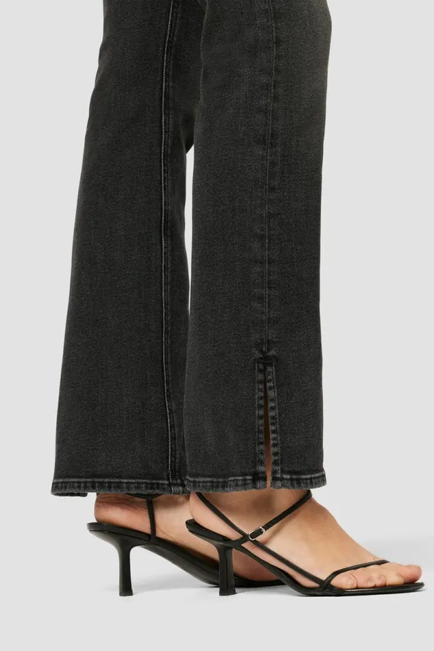Bootcut Women Hudson Jeans Barbara HighRise Baby Bootcut Jean W Slit Hem Black Sand Bootcut Women Hudson Jeans Barbara HighRise Baby Bootcut Jean W Slit Hem Black Sand
