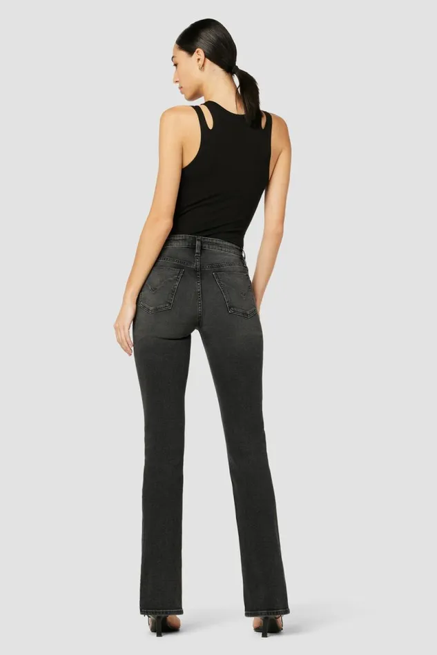 Bootcut Women Hudson Jeans Barbara HighRise Baby Bootcut Jean W Slit Hem Black Sand Bootcut Women Hudson Jeans Barbara HighRise Baby Bootcut Jean W Slit Hem Black Sand