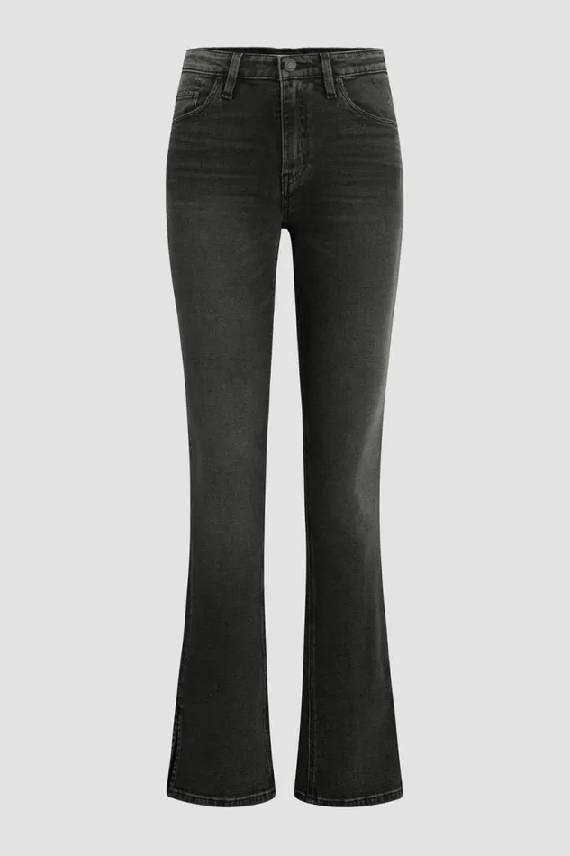 Bootcut Women Hudson Jeans Barbara HighRise Baby Bootcut Jean W Slit Hem Black Sand Bootcut Women Hudson Jeans Barbara HighRise Baby Bootcut Jean W Slit Hem Black Sand