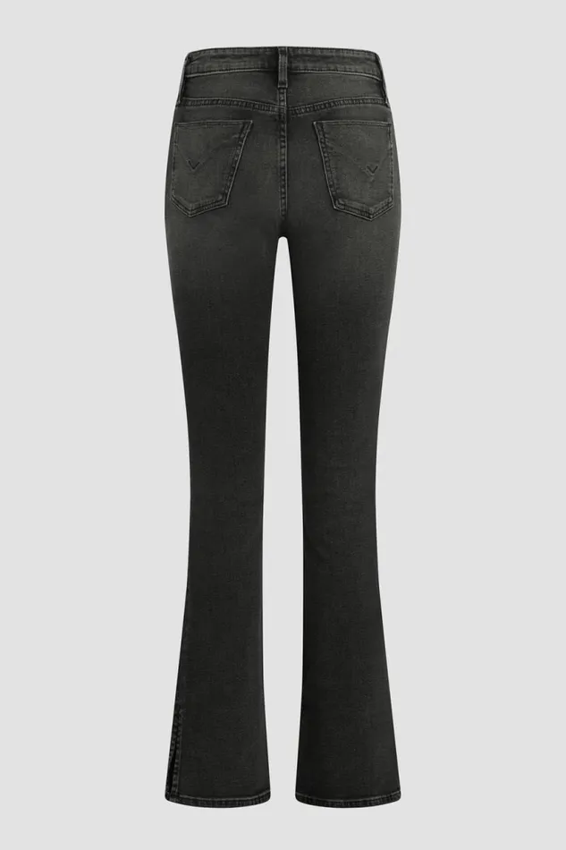 Bootcut Women Hudson Jeans Barbara HighRise Baby Bootcut Jean W Slit Hem Black Sand Bootcut Women Hudson Jeans Barbara HighRise Baby Bootcut Jean W Slit Hem Black Sand