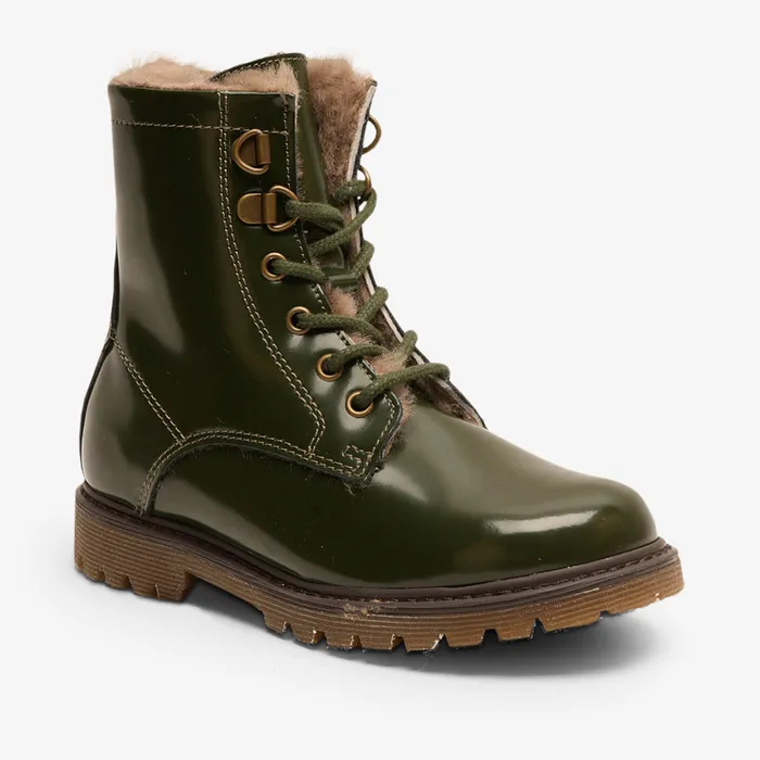Boots KIDS bisgaardshoes maia lamb green polido Green