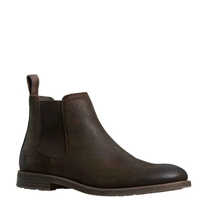 Boots Men Windsor Smith SAXON BROWN OIL SUEDE BOOTS Boots Men Windsor Smith SAXON BROWN OIL SUEDE BOOTS