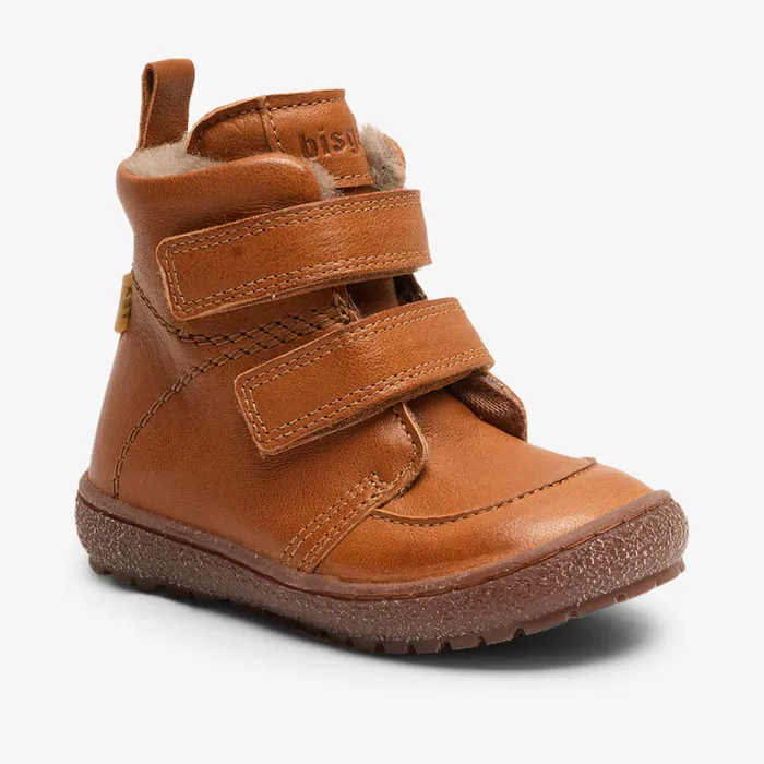 Boots storm tex cognac Brown bisgaardshoes KIDS