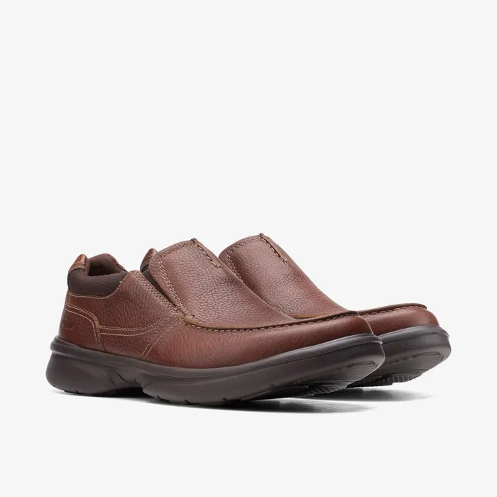 Bradley Free Tan Tumbled Men Clarks Casual Dress Shoes