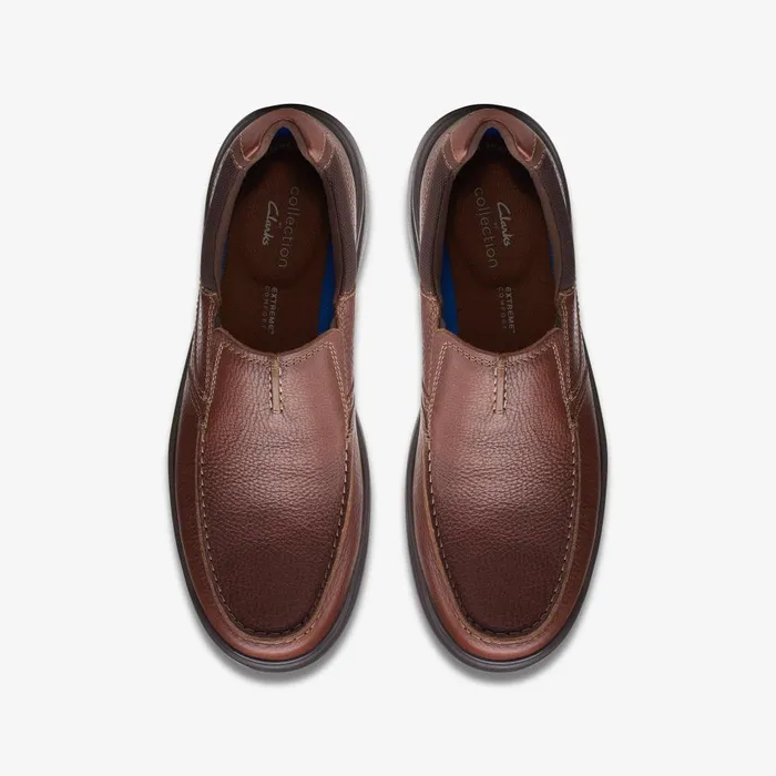 Bradley Free Tan Tumbled Men Clarks Casual Dress Shoes