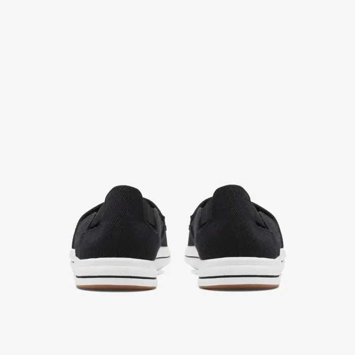 Breeze Step II Black Women Clarks Flats